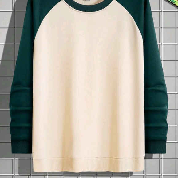 Men's Fashionable Colorblock Sweatshirt - Picture 4 of 4